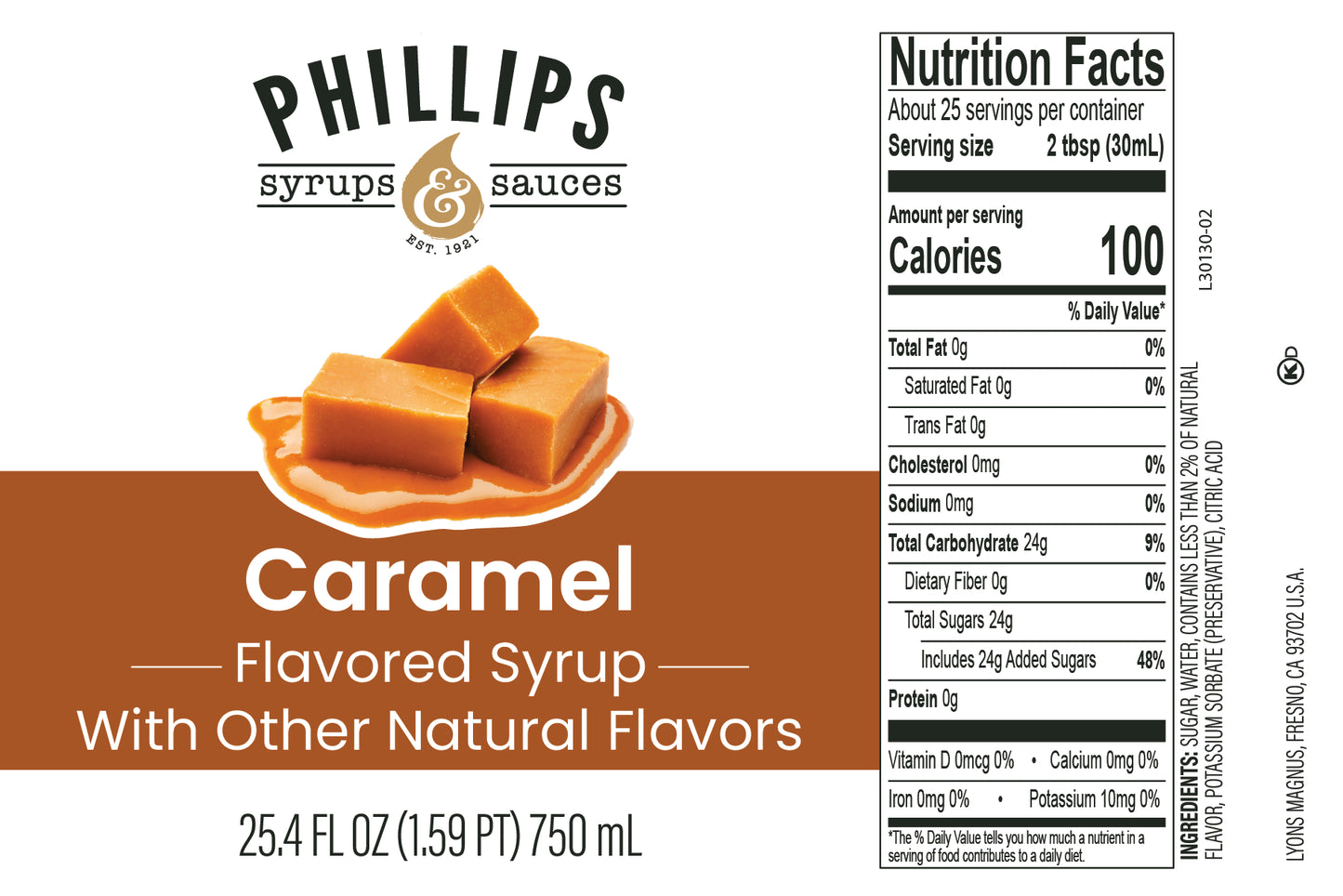 30130 Caramel Syrup