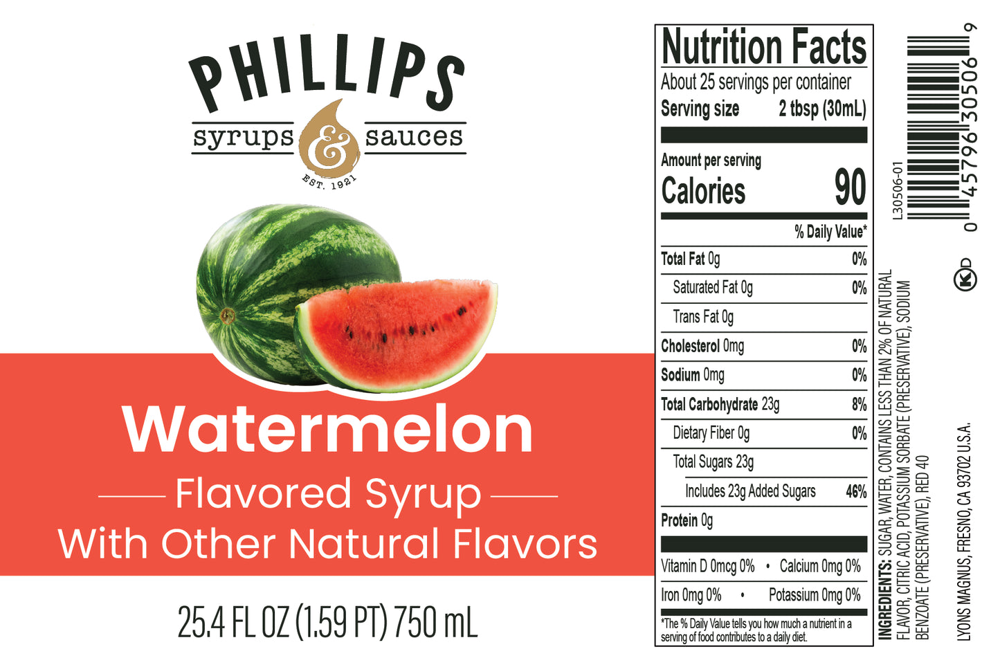 30506 Watermelon Syrup