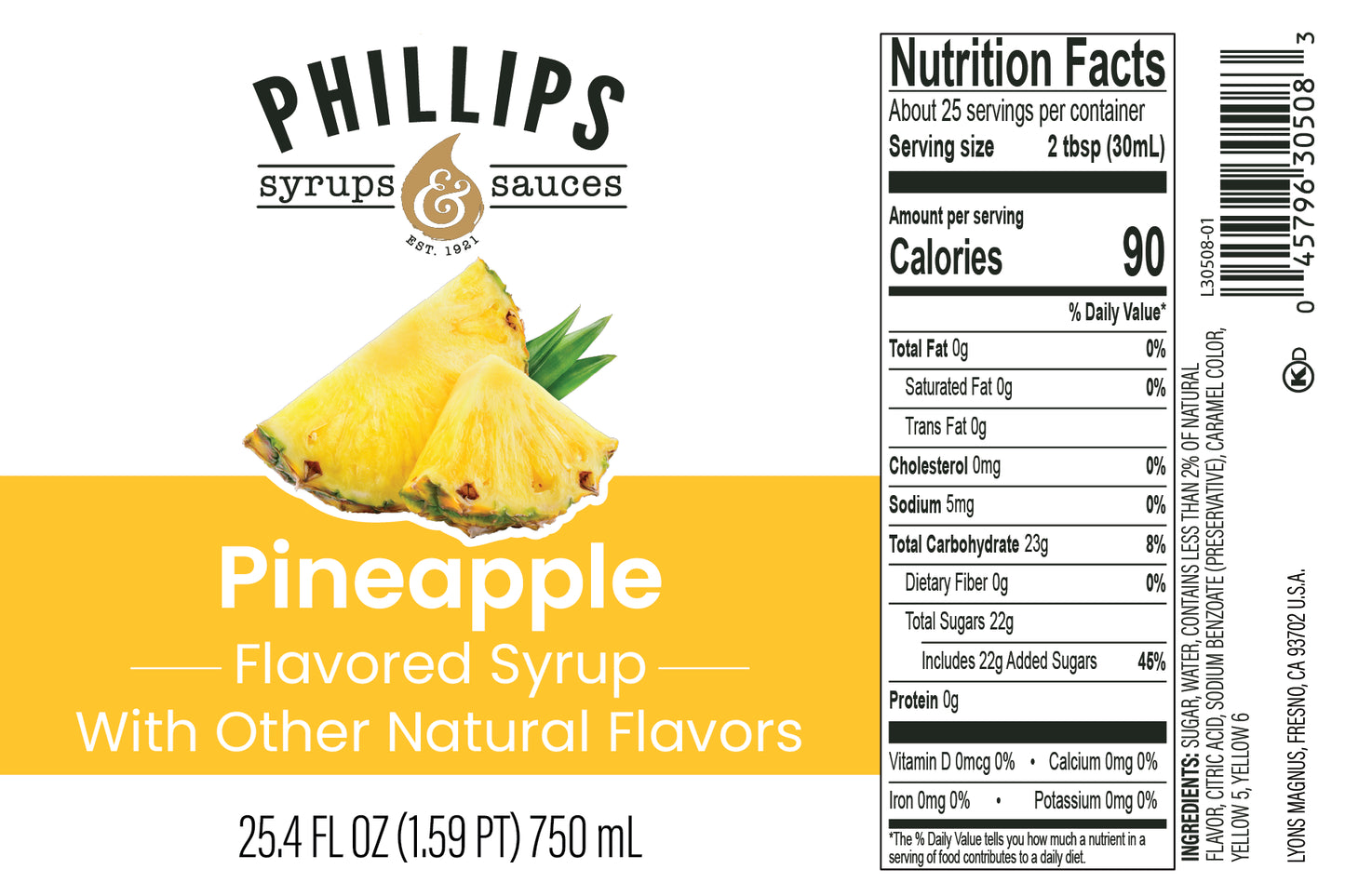 30508 Pineapple Syrup