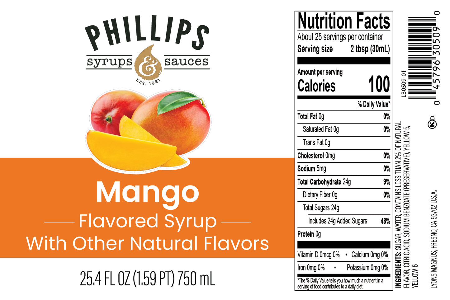 30509 Mango Syrup